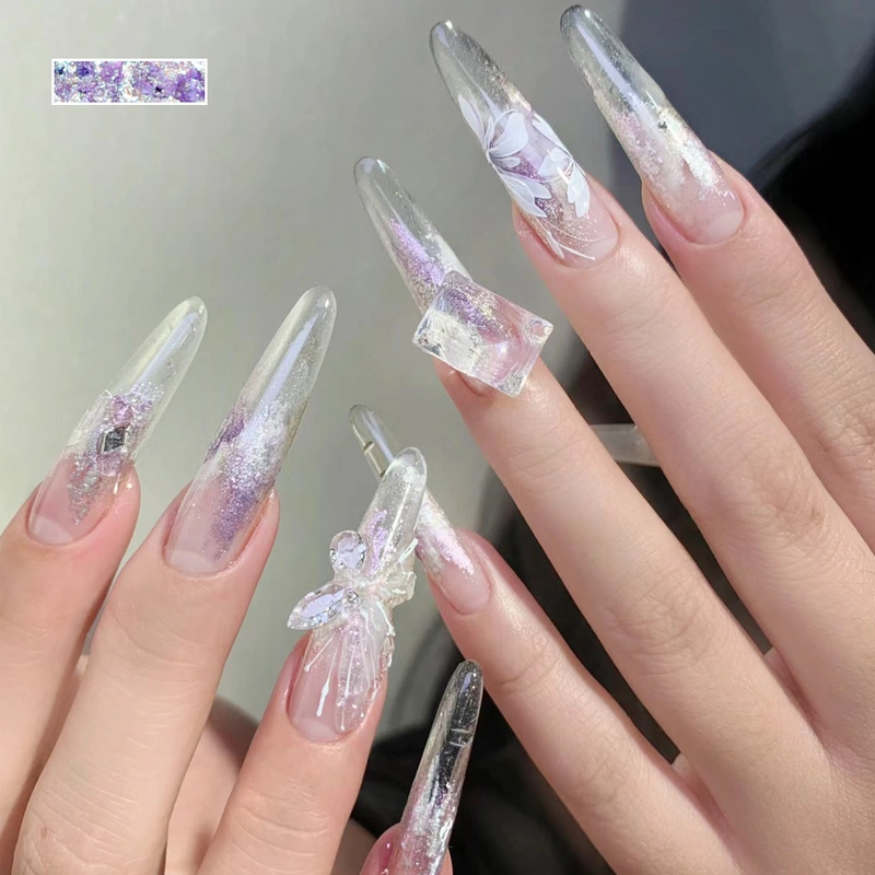 طلاء جل بتأثير الشفق القطبي المبهر - مجموعة طلاء جل للأظافر|zrkgel