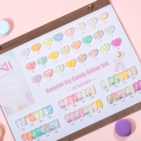 супер блестящий диско гель-zrkgel nail factory