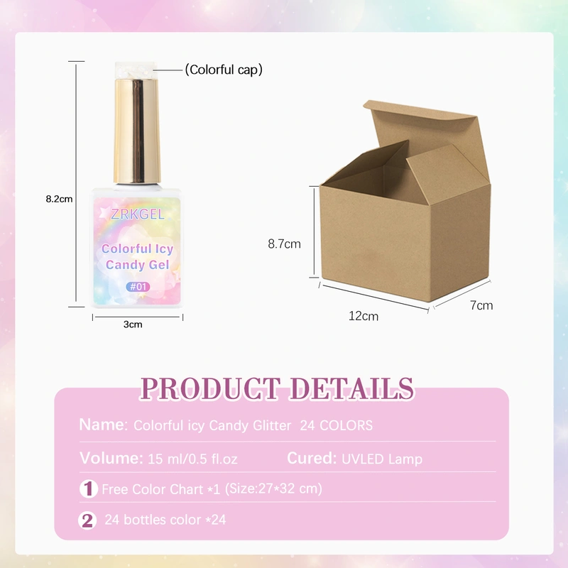 جل ديسكو فائق اللمعان - مصنع أظافر زركجل