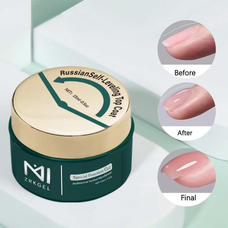 Clear Gel Polish Soak Off Strength No Wipe Base Coat