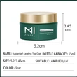 Esmalte en gel transparente que se retira fácilmente y no necesita limpieza