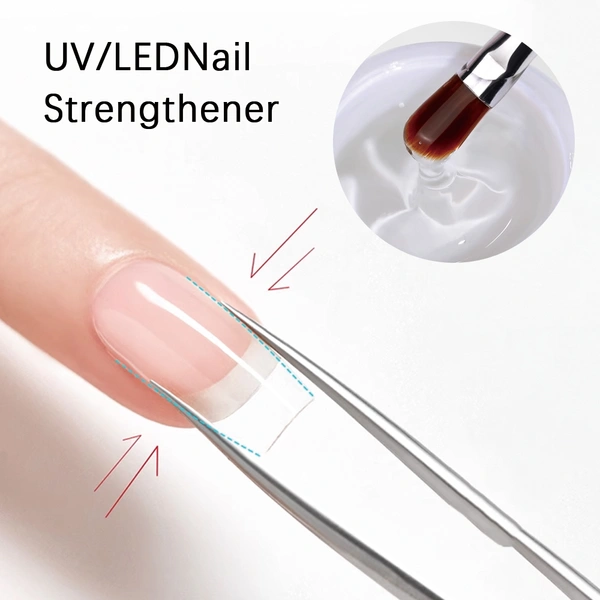 прозрачный гель-лак soak off strength не требует протирания базовый слой