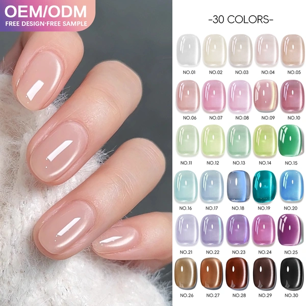 Wholesale Hema/Tpo Free Cat-Eye Gel Polish | Private Label OEM - ZRKGEL