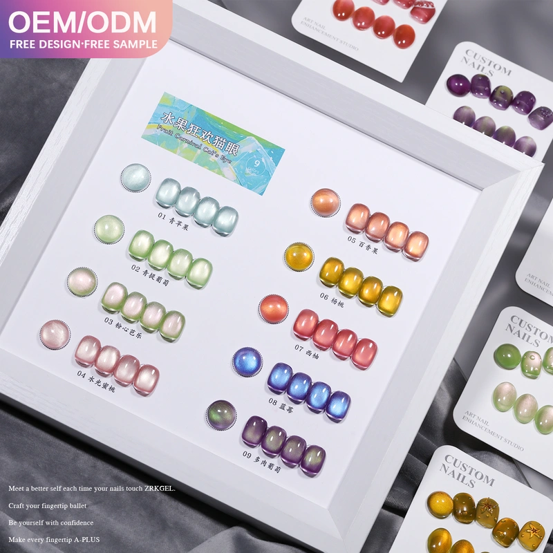 Wholesale Hema/Tpo Free Cat-Eye Gel Polish | Private Label OEM - ZRKGEL