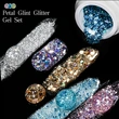 HEMA/TPO Free Glitter Gel Polish Set - 20 Colors | ZRKGEL Nail