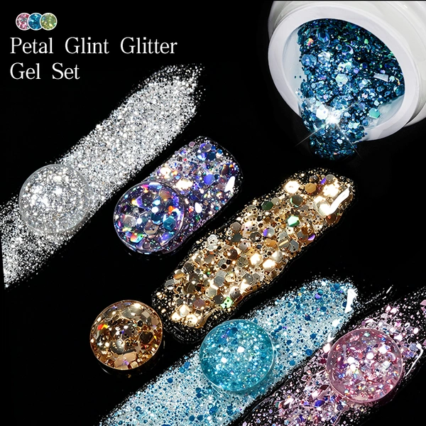 HEMA/TPO Free Glitter Gel Polish Set - 20 Colors | ZRKGEL Nail