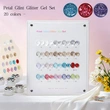 HEMA/TPO Free Glitter Gel Polish Set - 20 Colors | ZRKGEL Nail