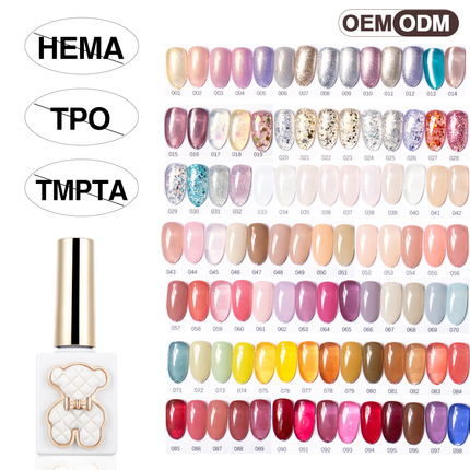 HEMA-free & TPO-free Gel Polish - Over 300+ Colors Available for Customization