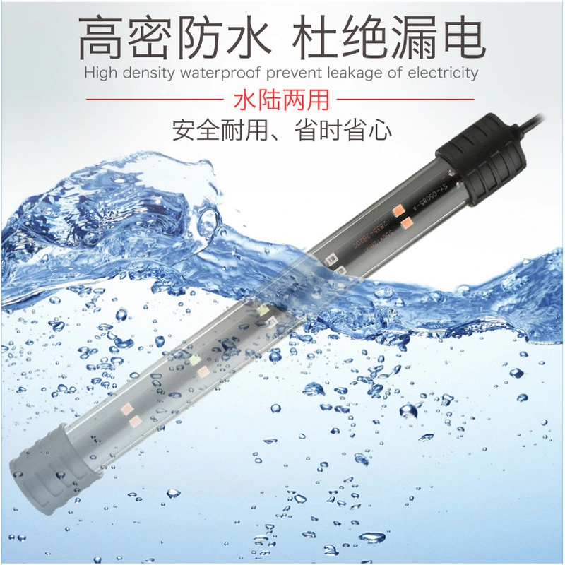 Factory direct sale T4 LED fish tank lamp lighting diving colorful brightening aquarium lamp