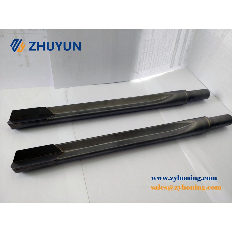 حفر مسدس حفرة عميقة ، حفر بشفة واحدة ، لحام بالنحاس ، عملية حفر بندقية