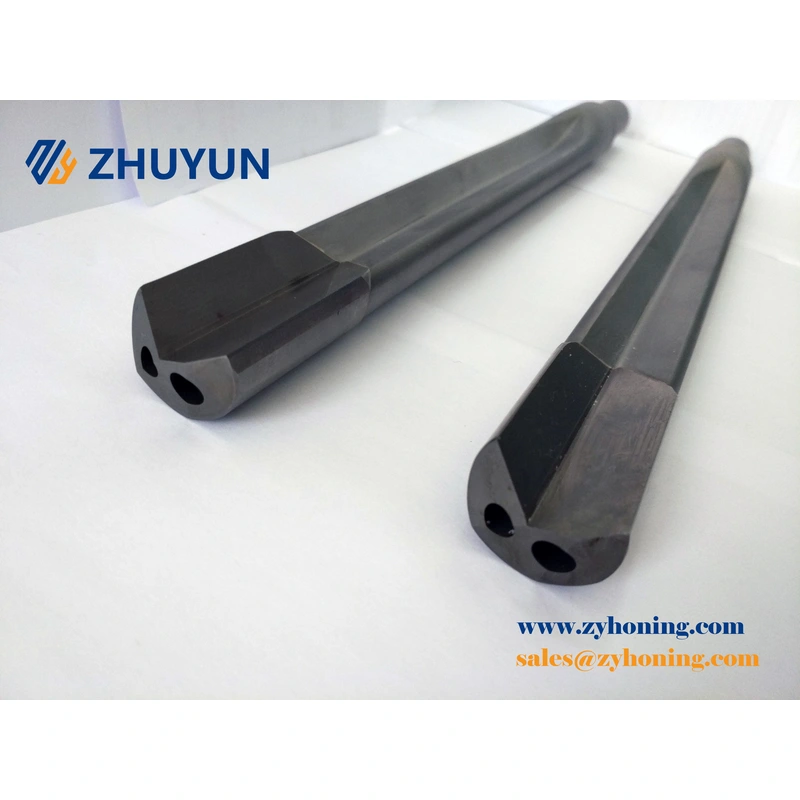 حفر مسدس حفرة عميقة ، حفر بشفة واحدة ، لحام بالنحاس ، عملية حفر بندقية